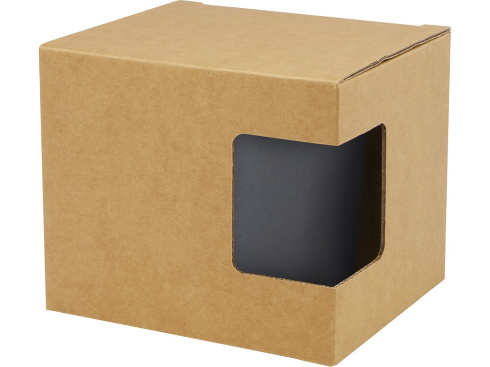 Cali Керамическая кружка объемом 370 мл с матовой отделкой - сплошной черный / Matted Grey