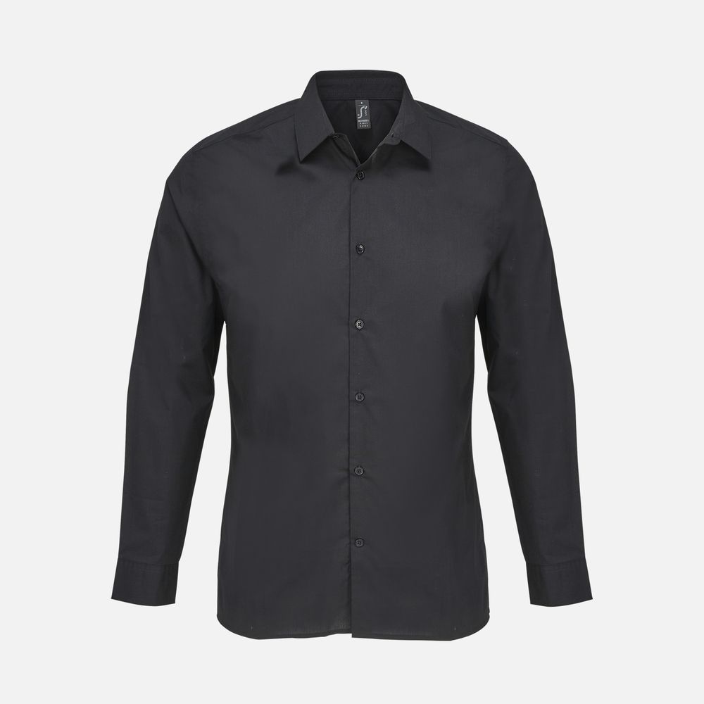 Рубашка мужская Bailey с логотипом Sol's | Print Logo