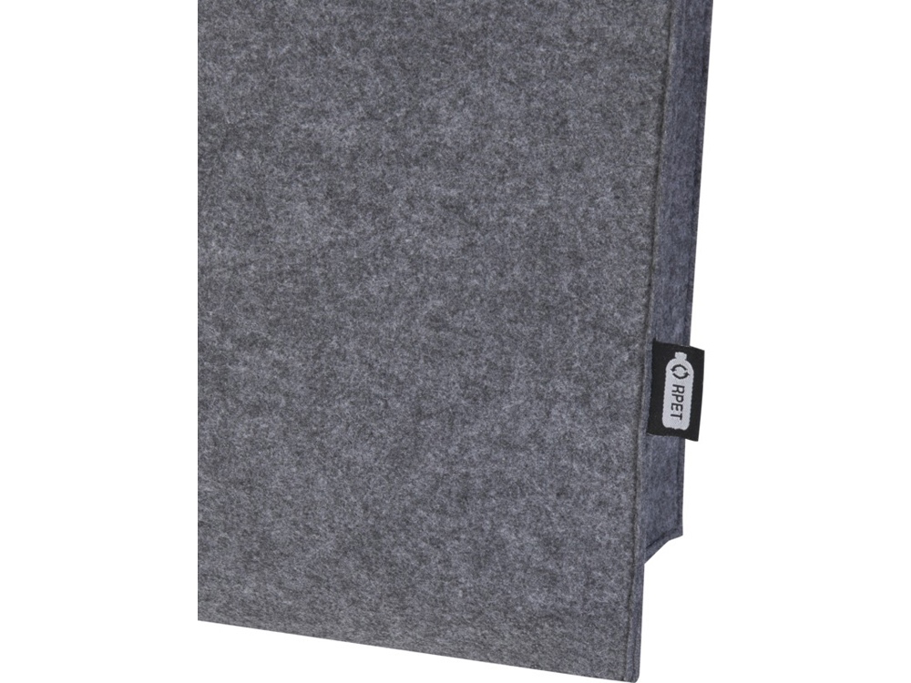 Эко-сумка фетровая Felta с широким дном , серый