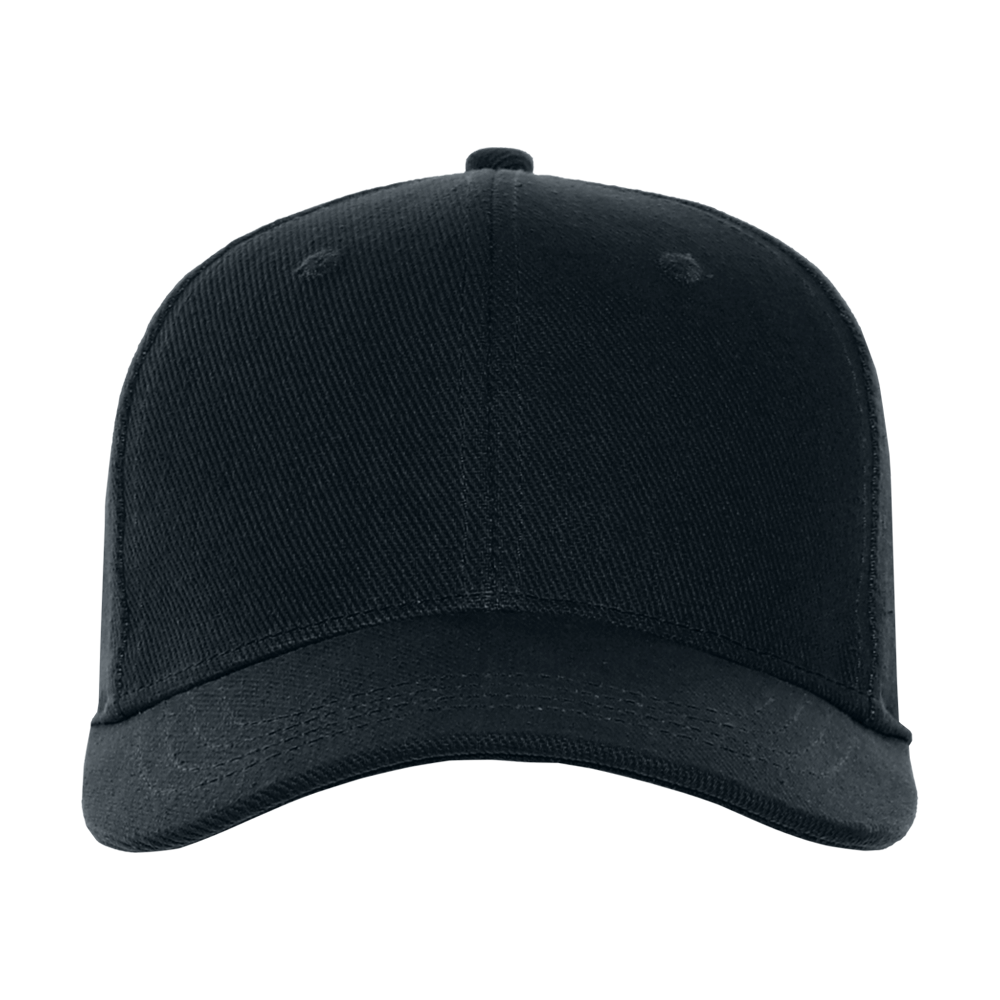 Бейсболка STAN 6 клиньев хлопок 330, 06, Чёрный,  (20)  (56-58)