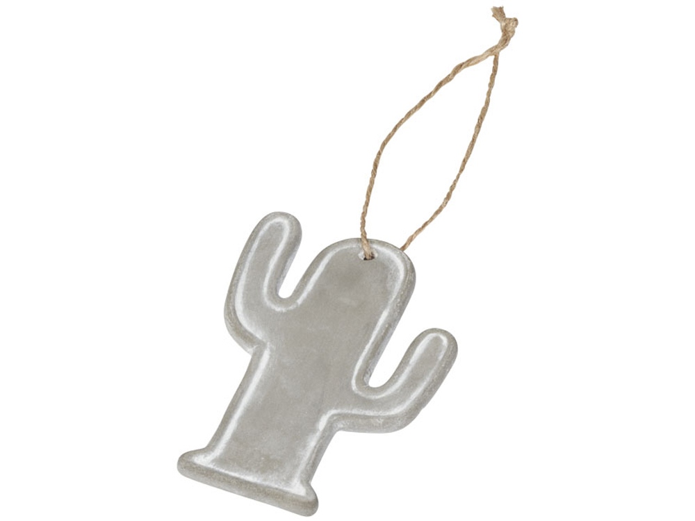 Сезонное украшение Кактус — пример нанесения логотипа () | Print Logo