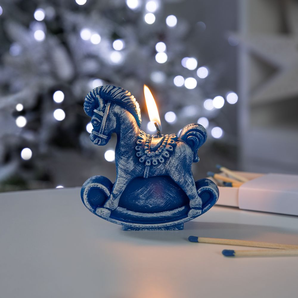 Свеча фигурная «Лошадка-качалка» фото на сайте Print Logo.