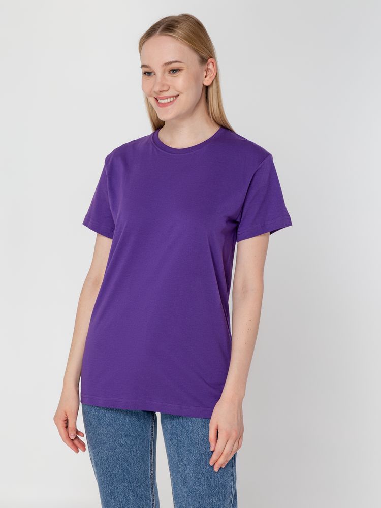 Футболка унисекс T-bolka 160, фиолетовая, размер XXXL