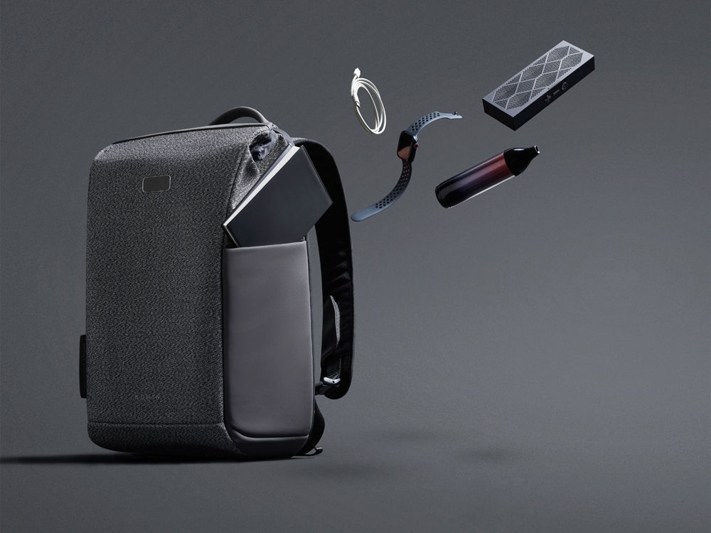 Антикражный рюкзак SnapPack для ноутбука 16, серый