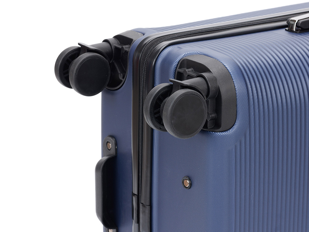 Чемодан TORBER ОНЕГА, синий, ABS-пластик, 69,5 х 46 х 26 см, 69 л