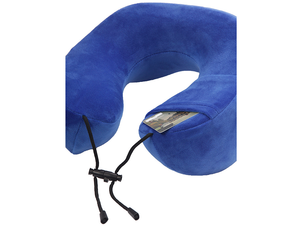 Подушка для путешествий с эффектом памяти Мемо Bluewinder Blue
