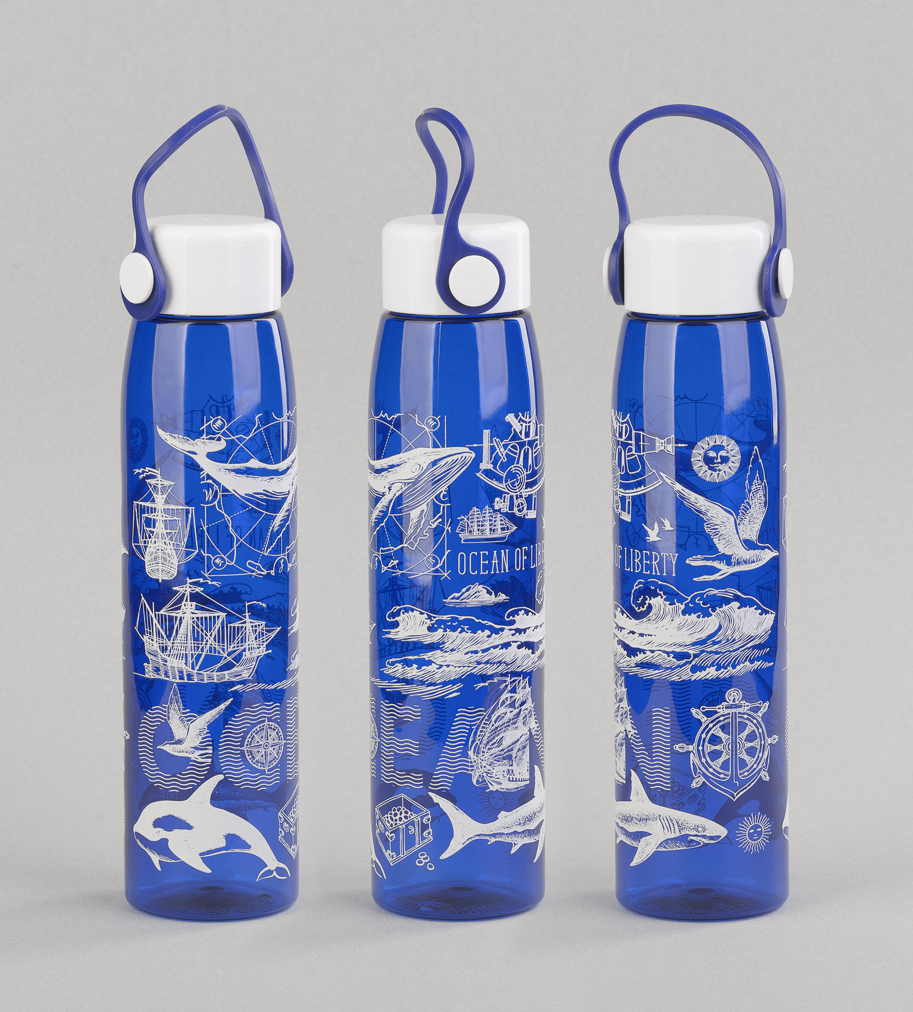 Бутылка для воды "Aqua", 550 мл фото на сайте Print Logo.