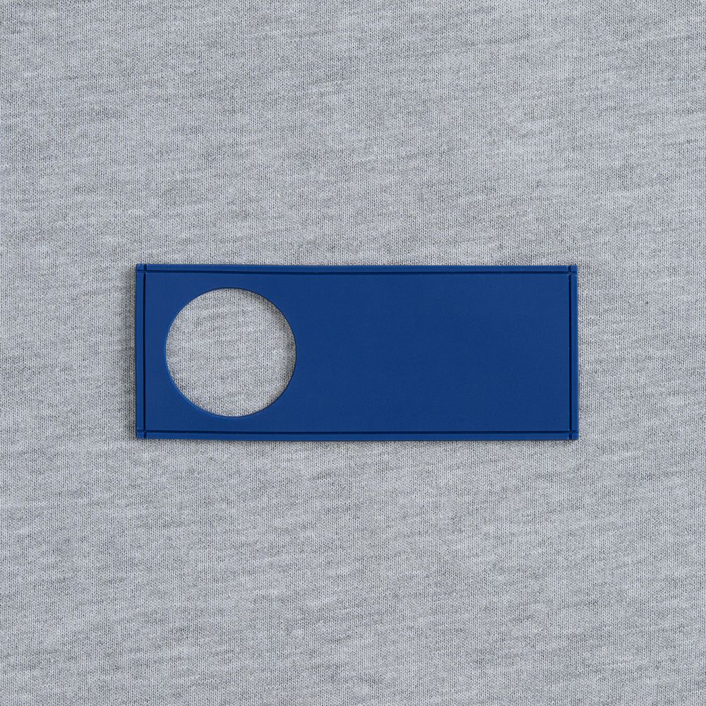 Лейбл из ПВХ с вырубкой «Круг»