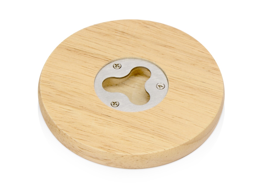 Деревянный костер с открывалкой Waldau с логотипом  | Print Logo