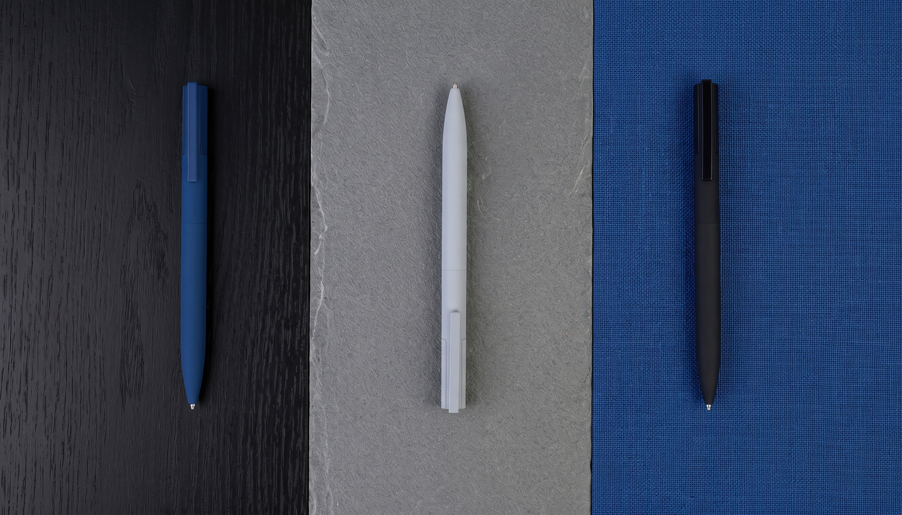 Ручка шариковая "Orion", покрытие soft touch, серый