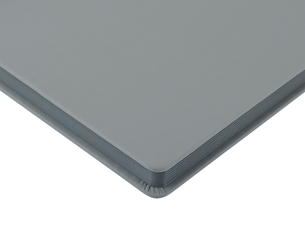 Ежедневник А5 Megapolis Color New soft-touch, светло-серый