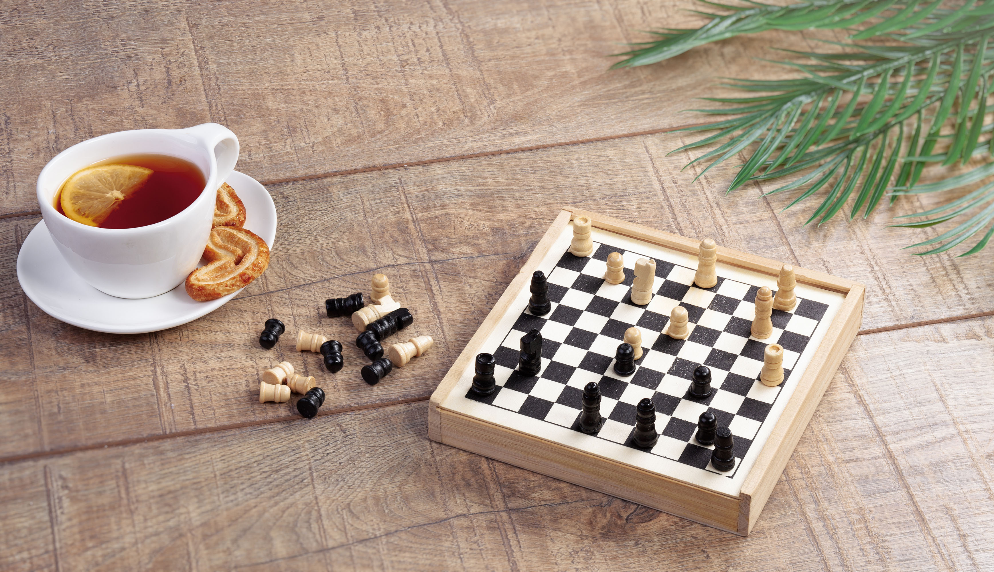 Набор игр "Joy" 4в1, натуральный