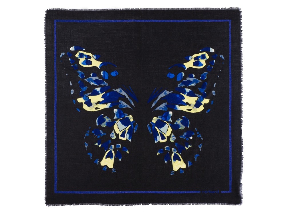 Платок Madeleine Black с логотипом Cacharel | Print Logo