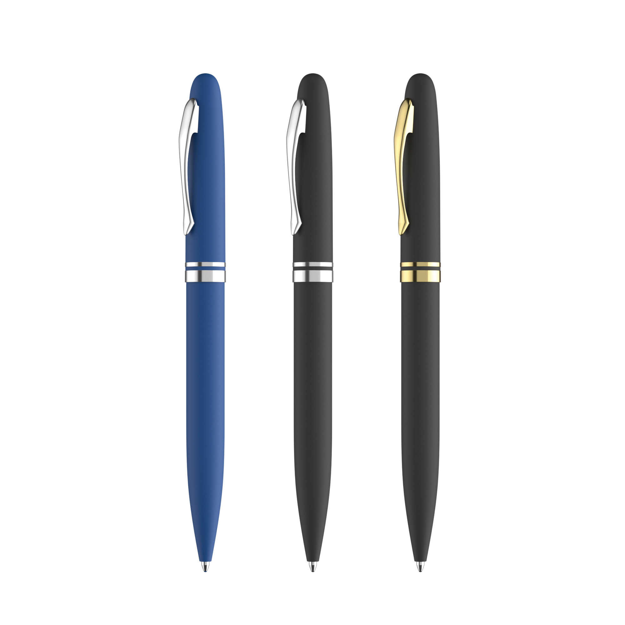 Ручка шариковая "Moon", покрытие soft touch фото на сайте Print Logo.