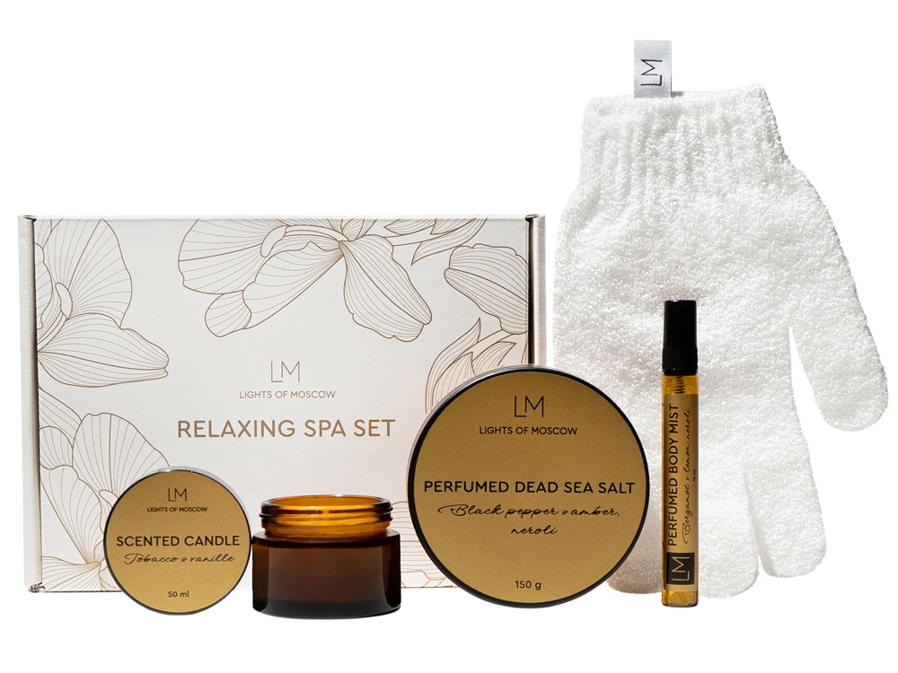 Парфюмированный спа-набор с логотипом Lights of Moscow | Print Logo