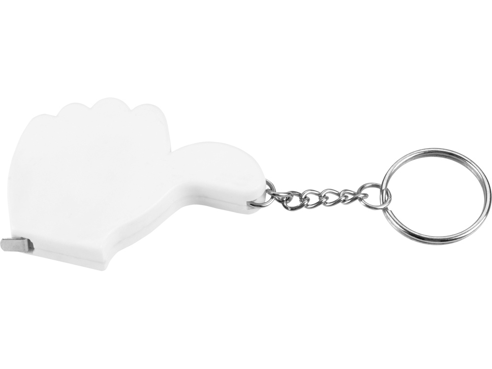 Брелок-рулетка Like, 1м с логотипом  | Print Logo