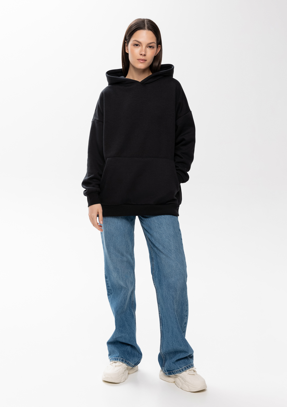 Худи унисекс STAN оверсайз интерсофт 320, 69, Чёрный,  (20)  (56/XXXL)