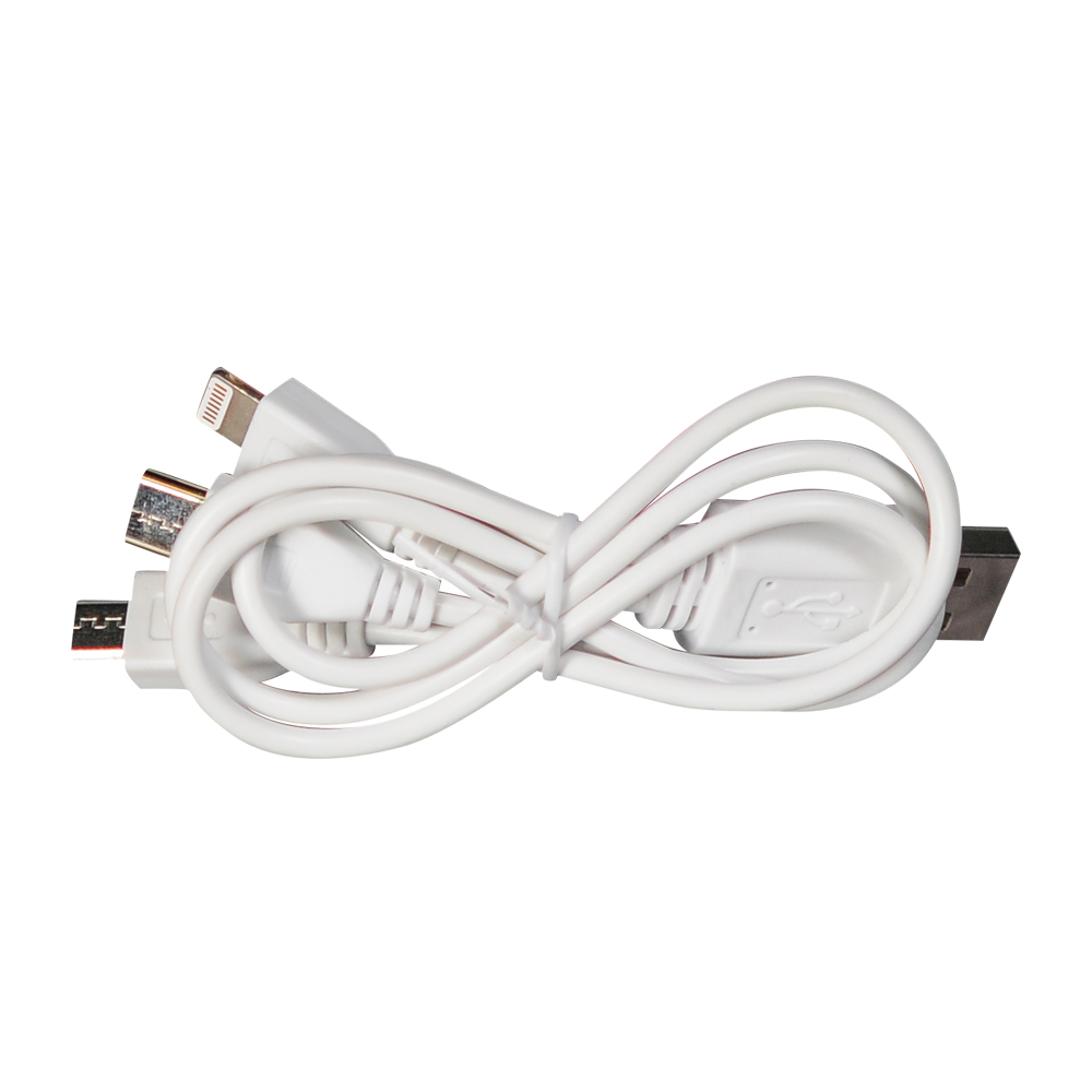 Внешний аккумулятор с подсветкой Старлайт PB (Starlight PB) 5000 mAh, зеленый фото на сайте Print Logo.