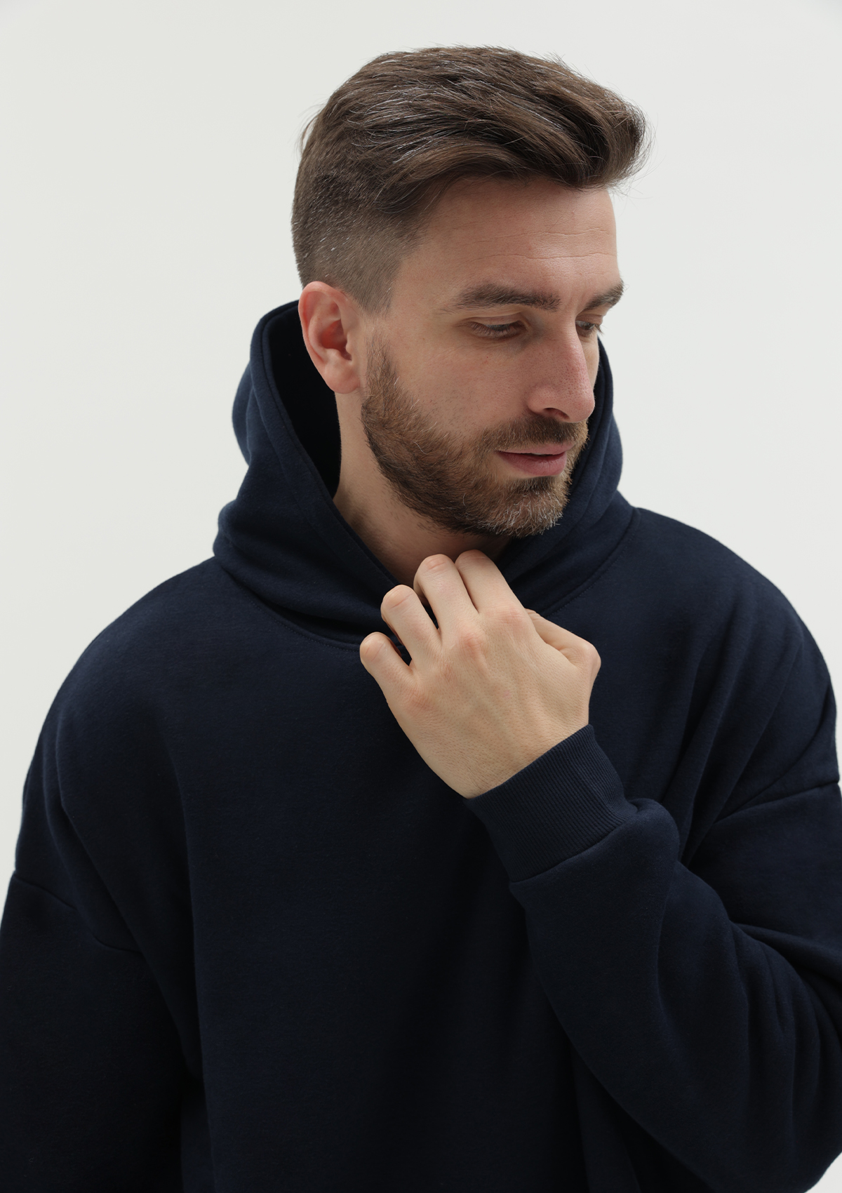 Худи унисекс STAN оверсайз интерсофт 320, 69, Тёмно-синий,  (46)  (46/S)