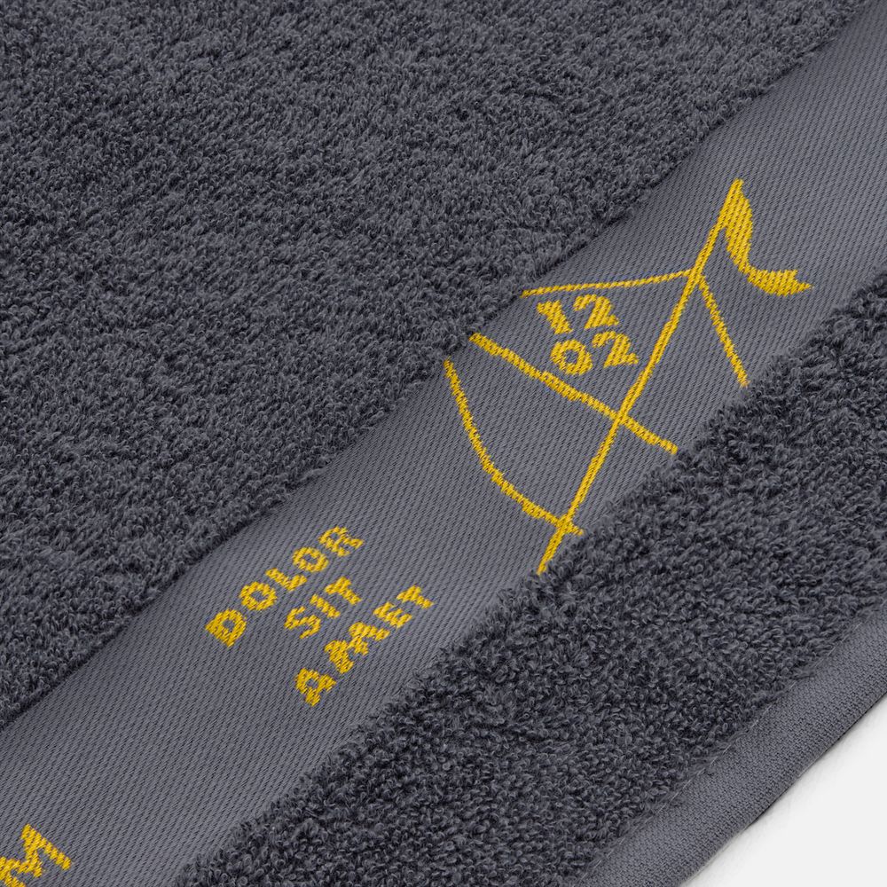 Полотенце на заказ Surpass с логотипом в бордюре фото на сайте Print Logo.