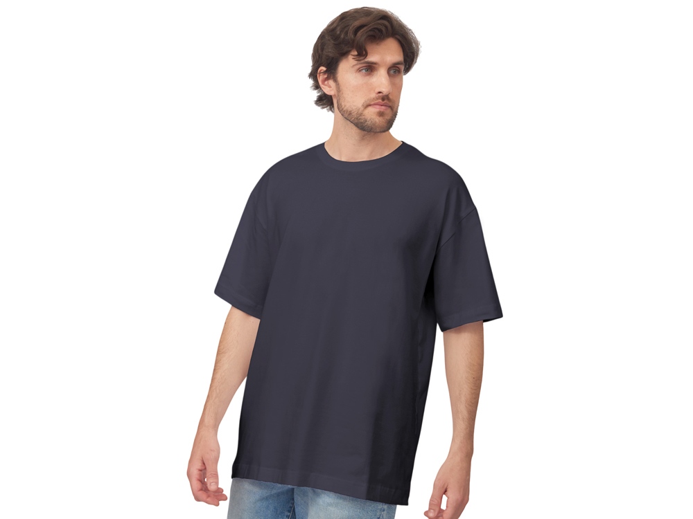 Футболка оверсайз Vienna унисекс , темно-синий