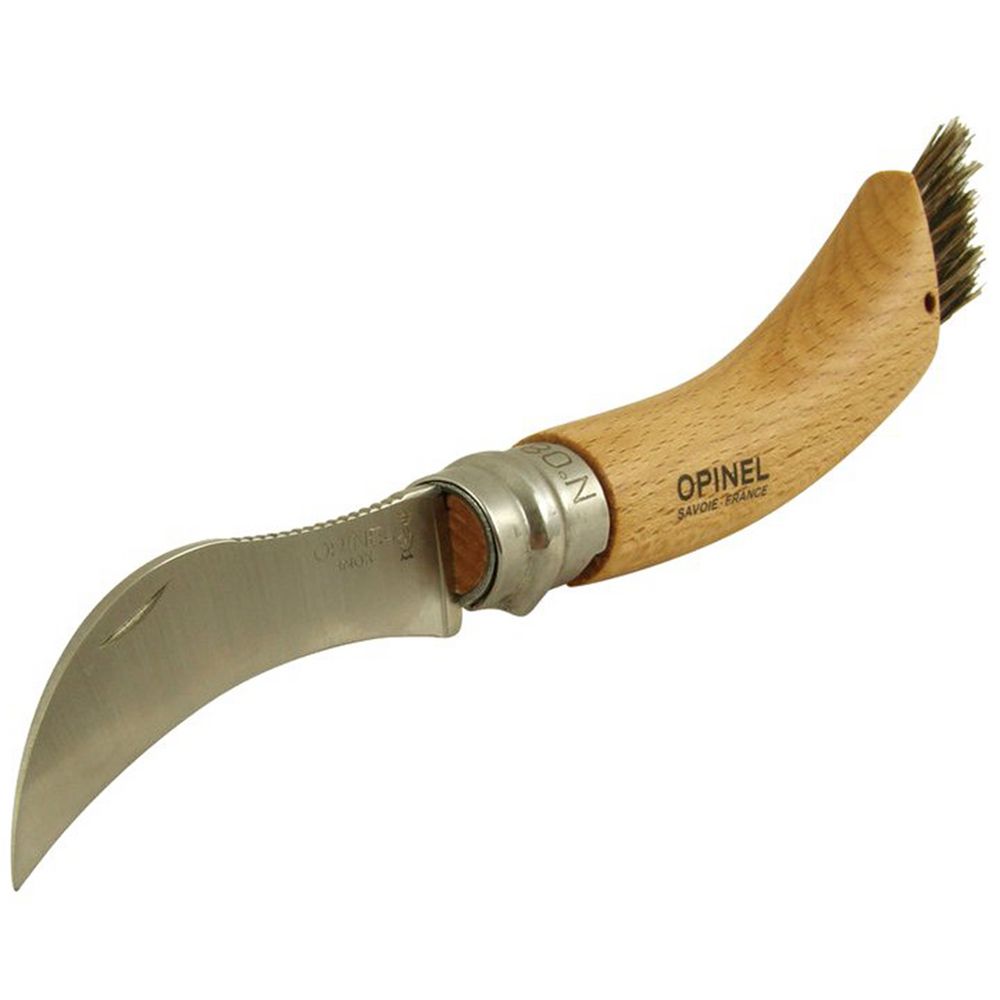 Нож грибника Opinel No 8 — пример нанесения логотипа (Opinel) | Print Logo