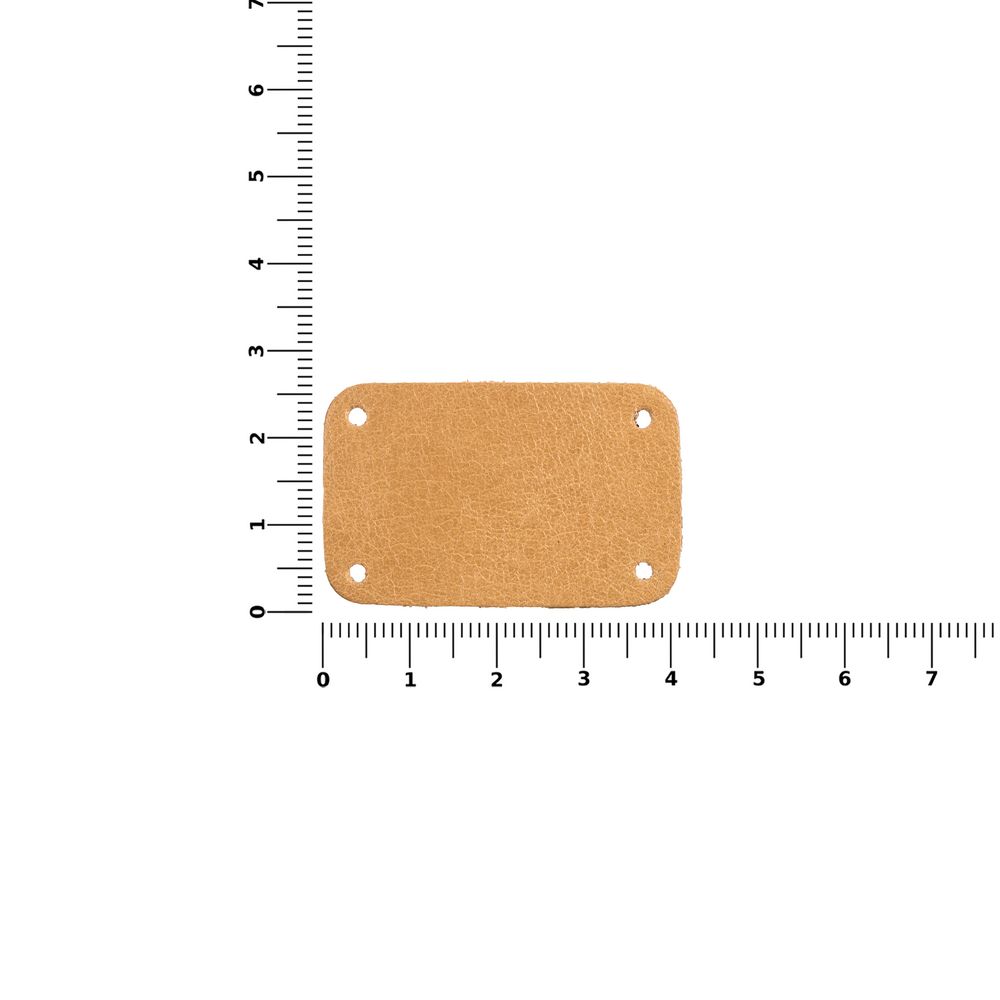 Лейбл кожаный Beta, S фото в интернет-магазине Print Logo.