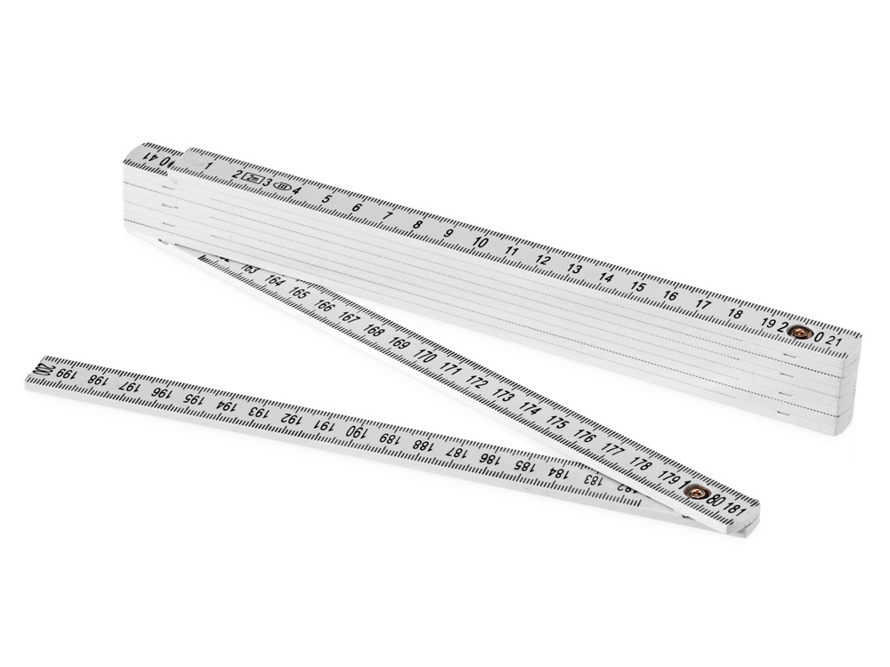 Складная линейка, 2м с логотипом  | Print Logo