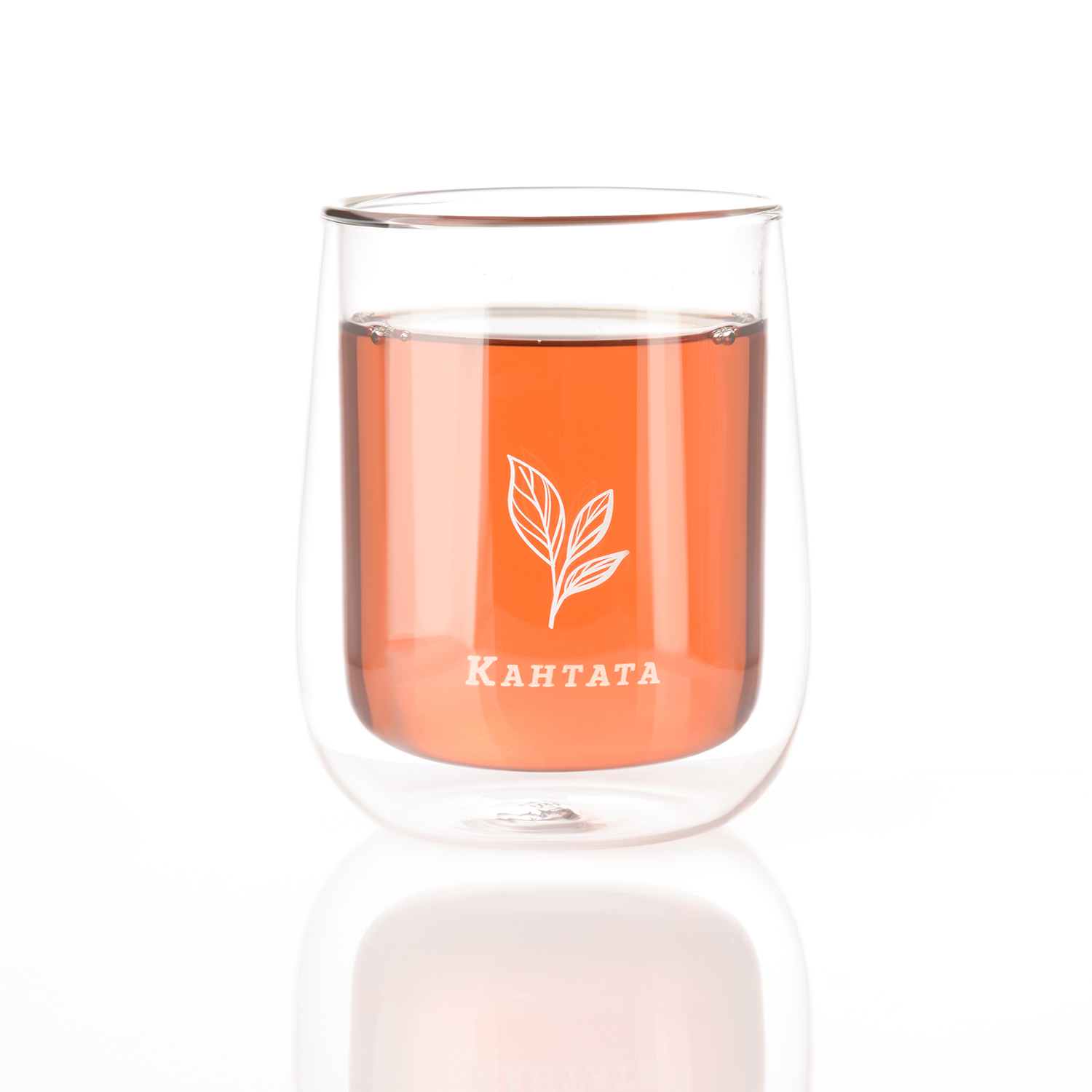 Стакан стеклянный с двойными стенками Лунго (Lungo) фото на сайте Print Logo.