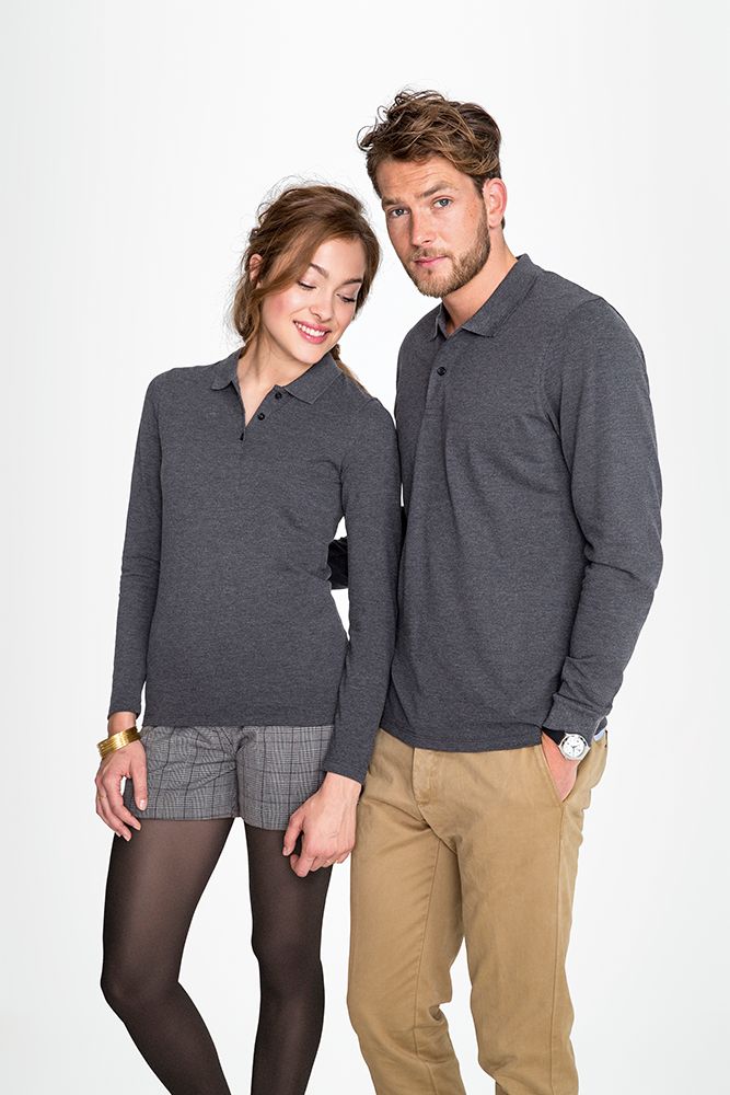 Рубашка поло женская с длинным рукавом Perfect LSL Women фото на сайте Print Logo.