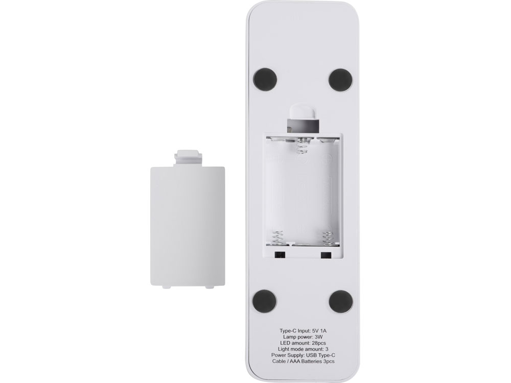 Складывающаяся настольная LED лампа Stack N, 3 Вт, белый (Р)