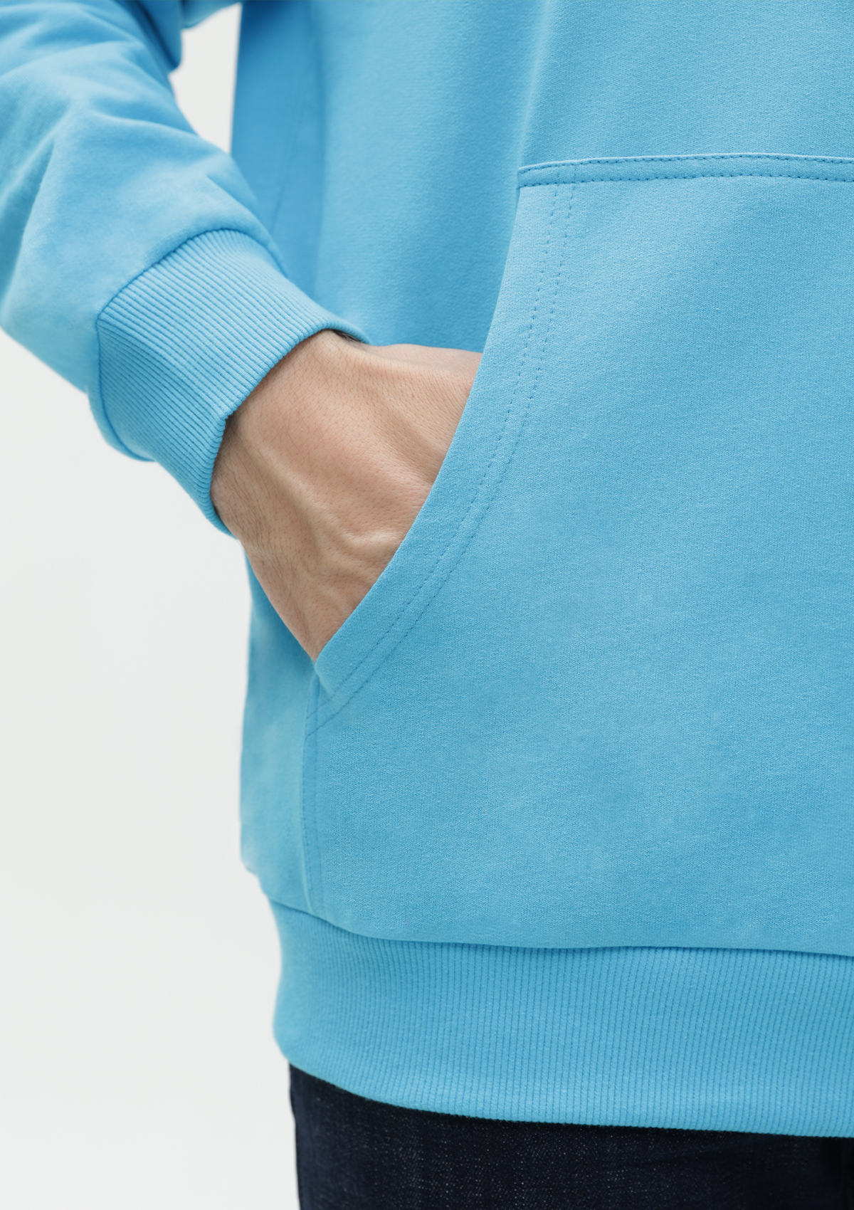 Худи унисекс STAN футер без начёса 260, 23, Бирюзовый,  (32)  (50/L)