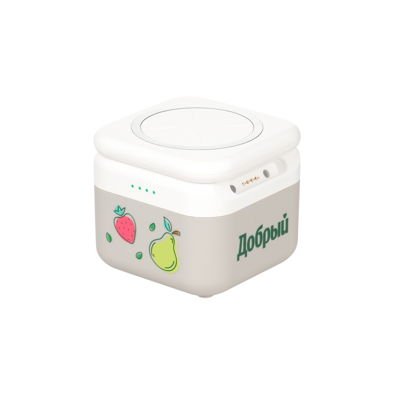 Беспроводная зарядная станция 3в1 15W Куб (Cube Wireless Magnetic) фото на сайте Print Logo.