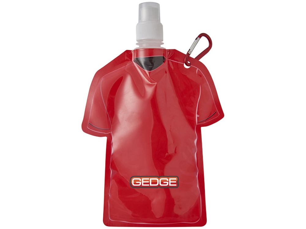 Емкость для воды в виде футболки Goal, красный