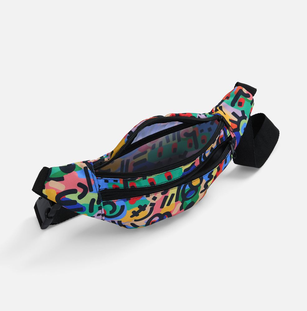 Сумка поясная Bolsana с передним карманом с печатью на заказ фото на сайте Print Logo.