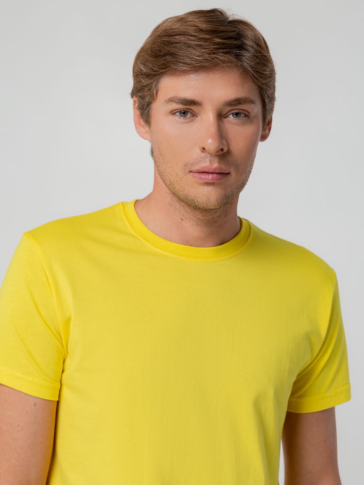 Футболка унисекс T-bolka 140, желтая, размер XL