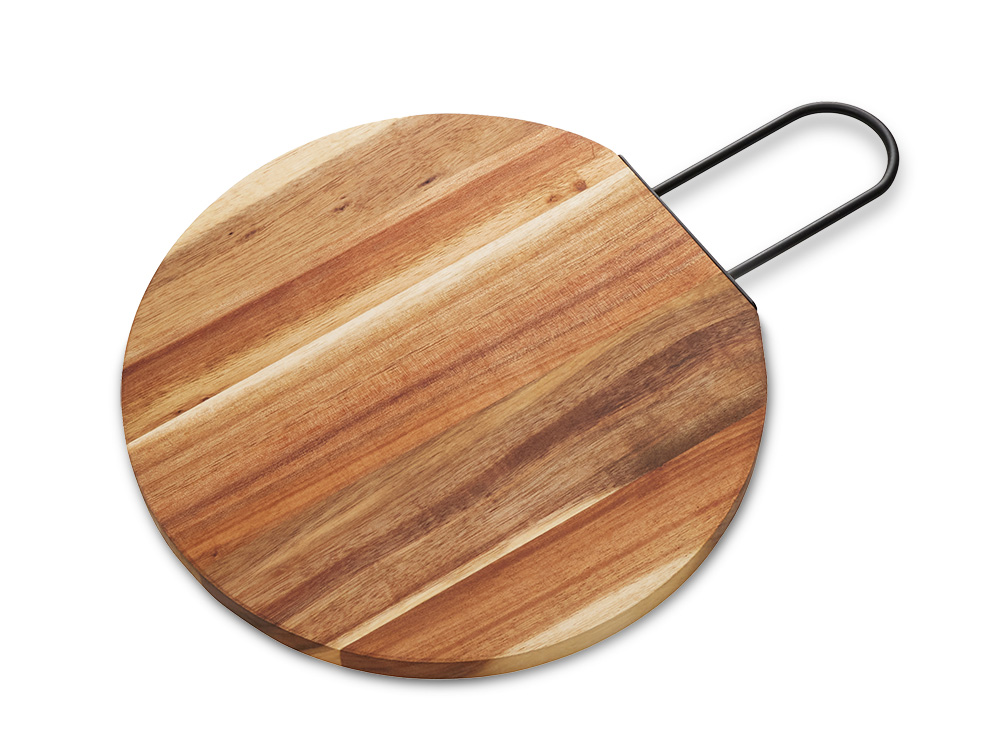 Разделочная доска из акации Кира с логотипом Eat&Bite | Print Logo