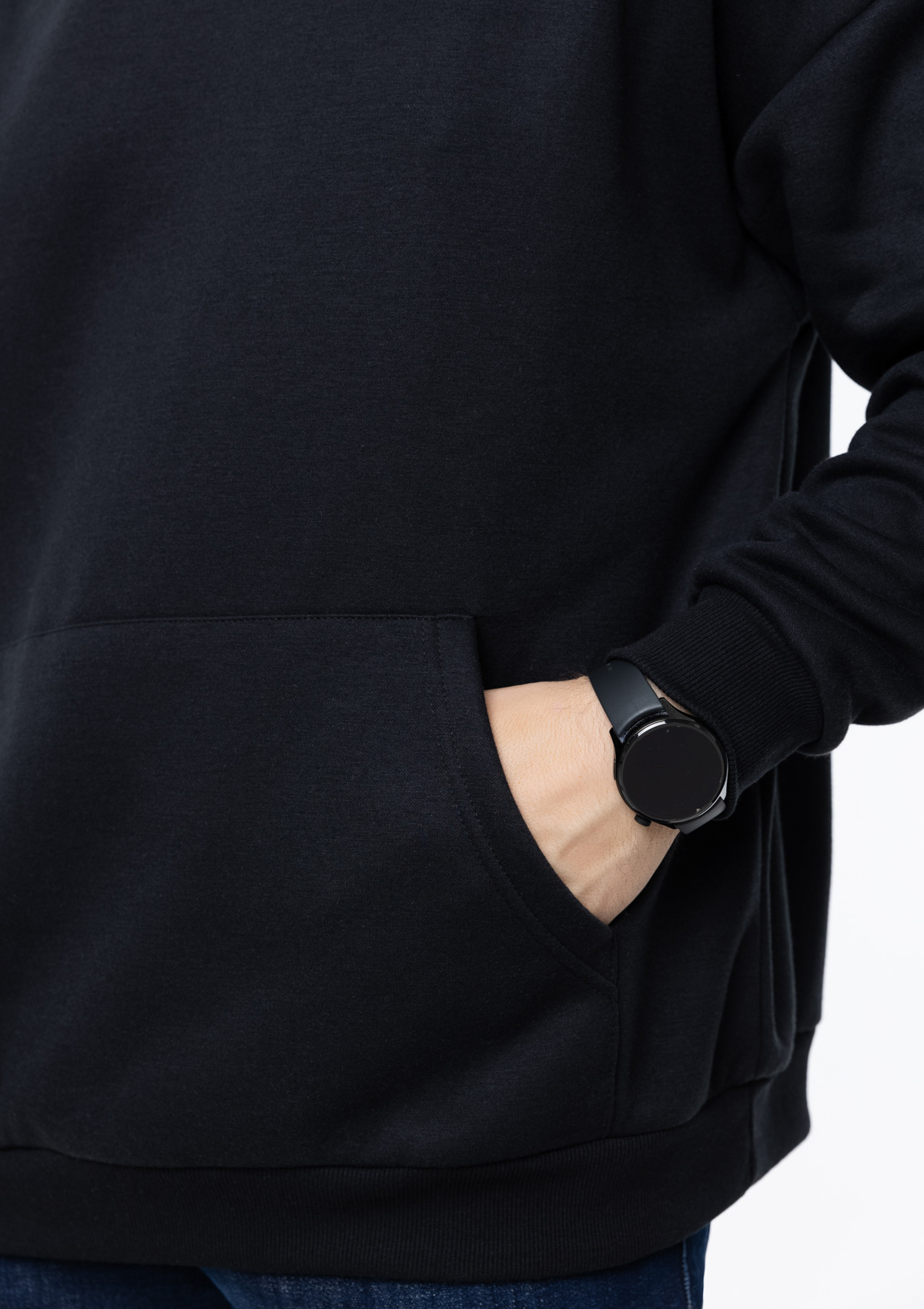 Худи унисекс STAN оверсайз интерсофт 320, 69, Чёрный,  (20)  (56/XXXL)