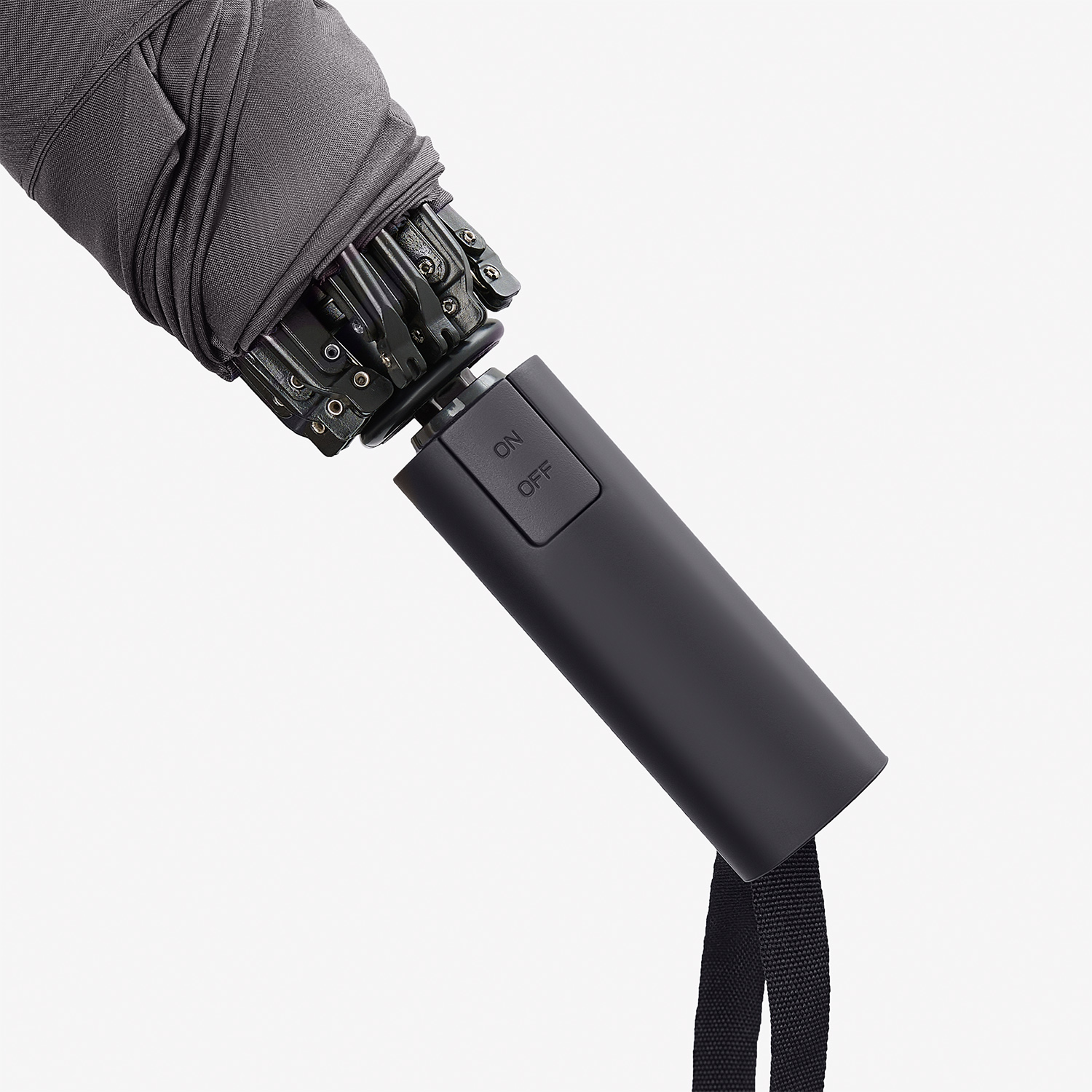 Зонт обратного сложения Olymp, серый