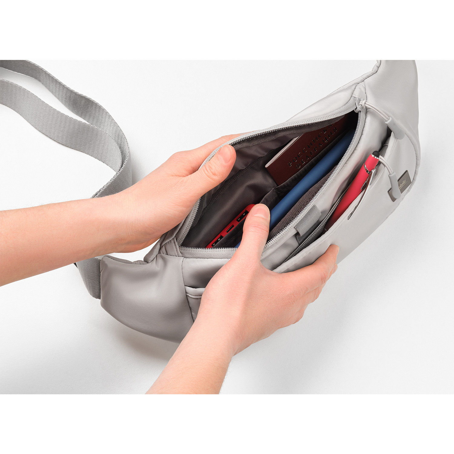 Поясная сумка Бостон (Boston), черный фото на сайте Print Logo.