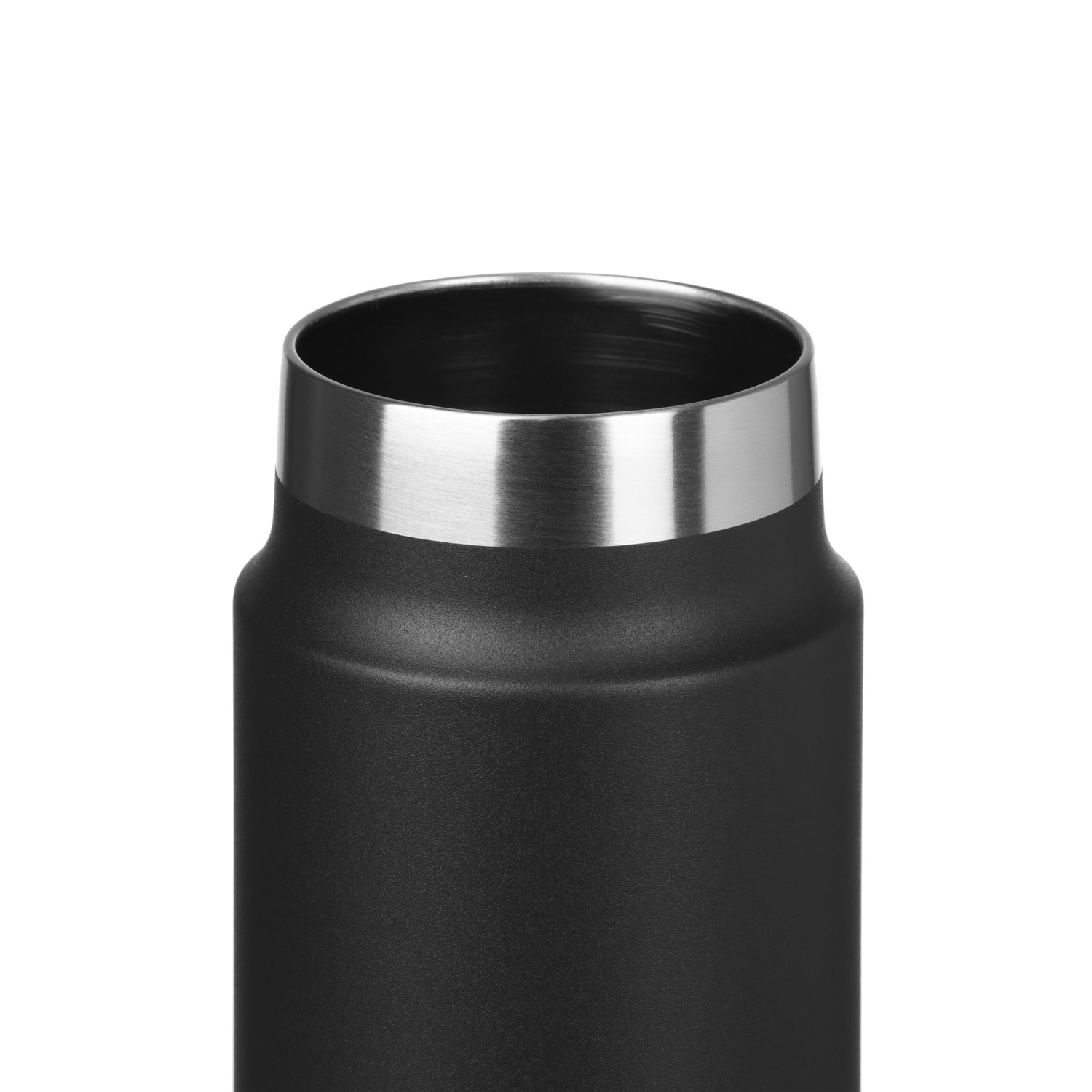 Термобутылка вакуумная герметичная Аллегра (Allegra), серая — пример нанесения логотипа (Portobello Чёрная пятница) | Print Logo