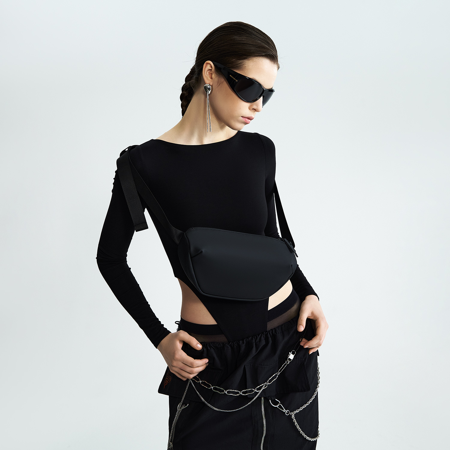 Сумка через плечо (cross body) Мадрид (Madrid), черная