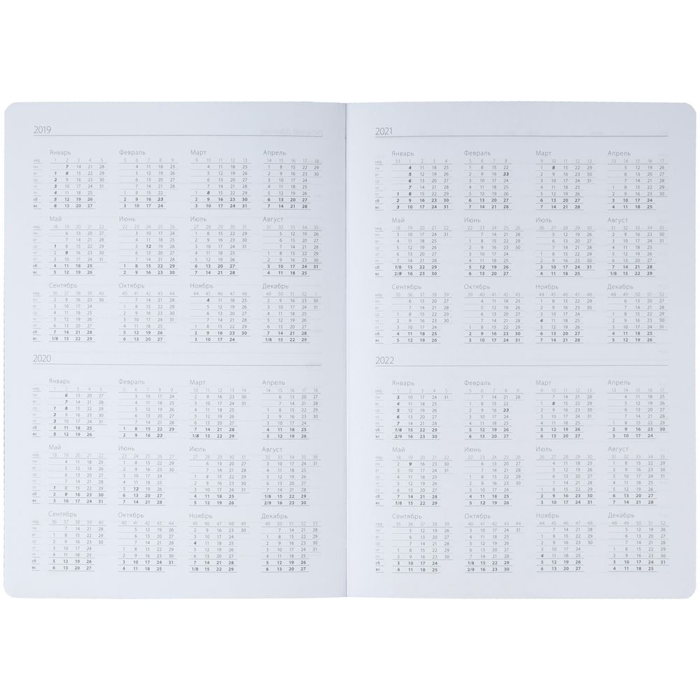 Ежедневник «Новая классика. Dream Team», недатированный — пример нанесения логотипа (сделано в России) | Print Logo