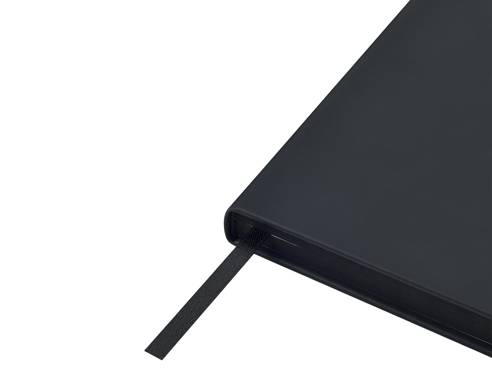 Ежедневник А5 Megapolis Color New soft-touch, черный