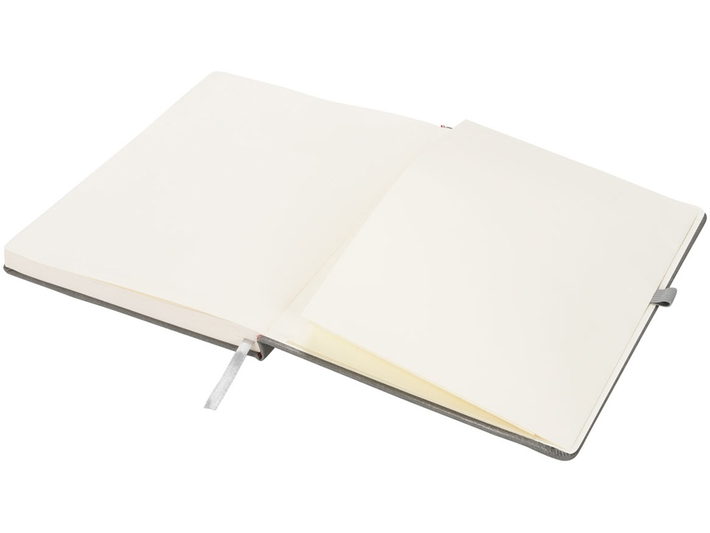 Блокнот Rivista большого размера, серый