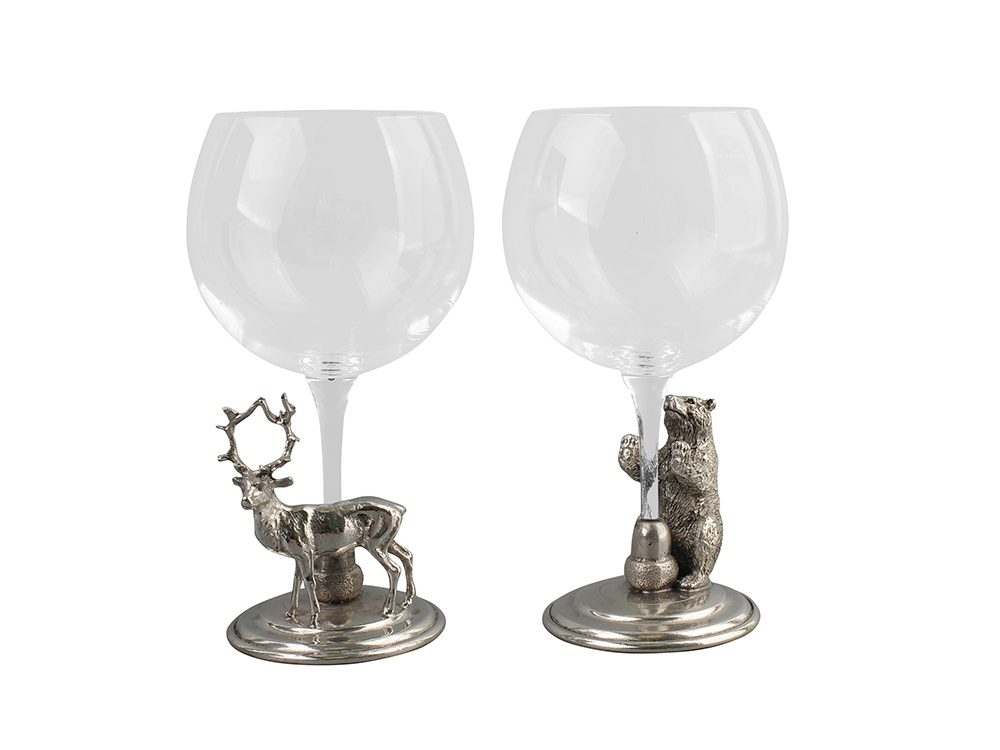 Набор из двух бокалов За успешную охоту с логотипом  | Print Logo