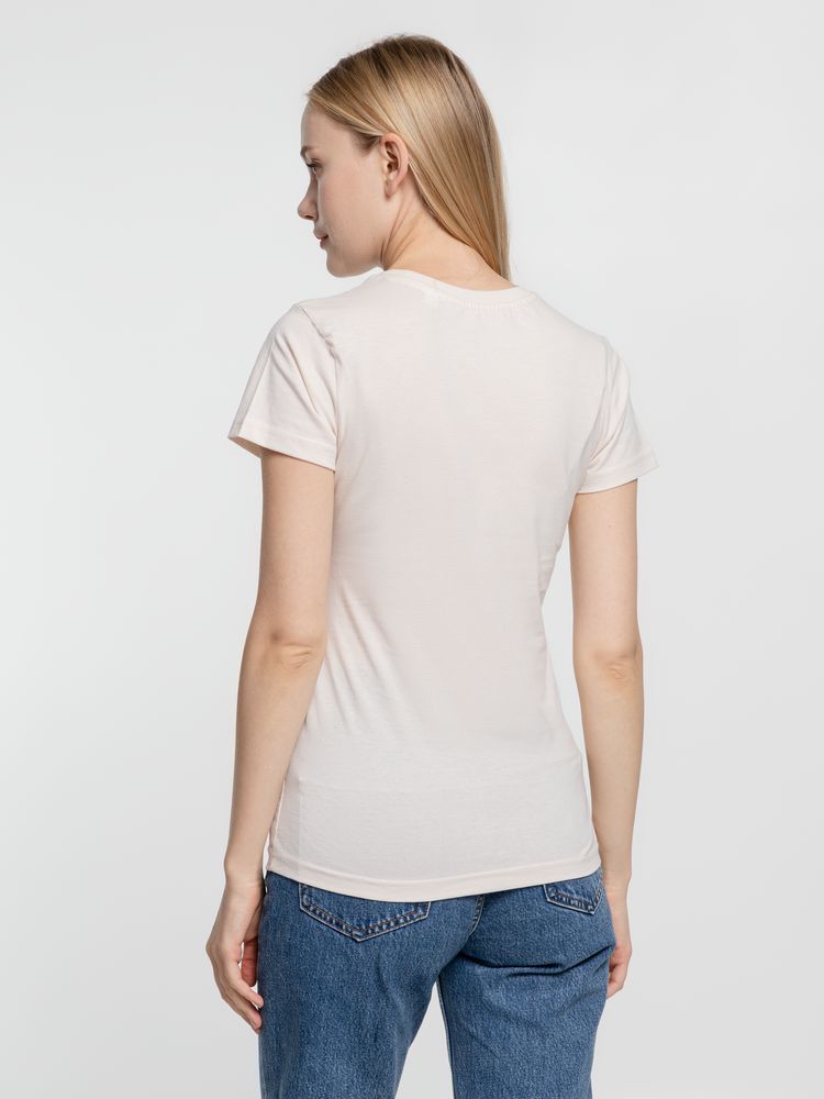 Футболка женская T-bolka Lady, молочно-белая, размер XL