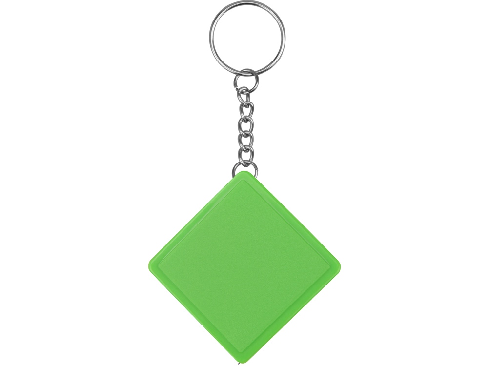 Брелок-рулетка, 1 м., зеленое яблоко