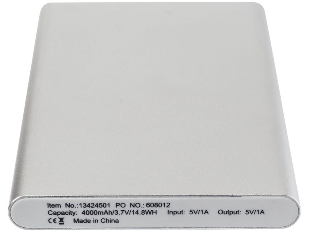 Портативное зарядное устройство Pep 4000 mAh, серебристый