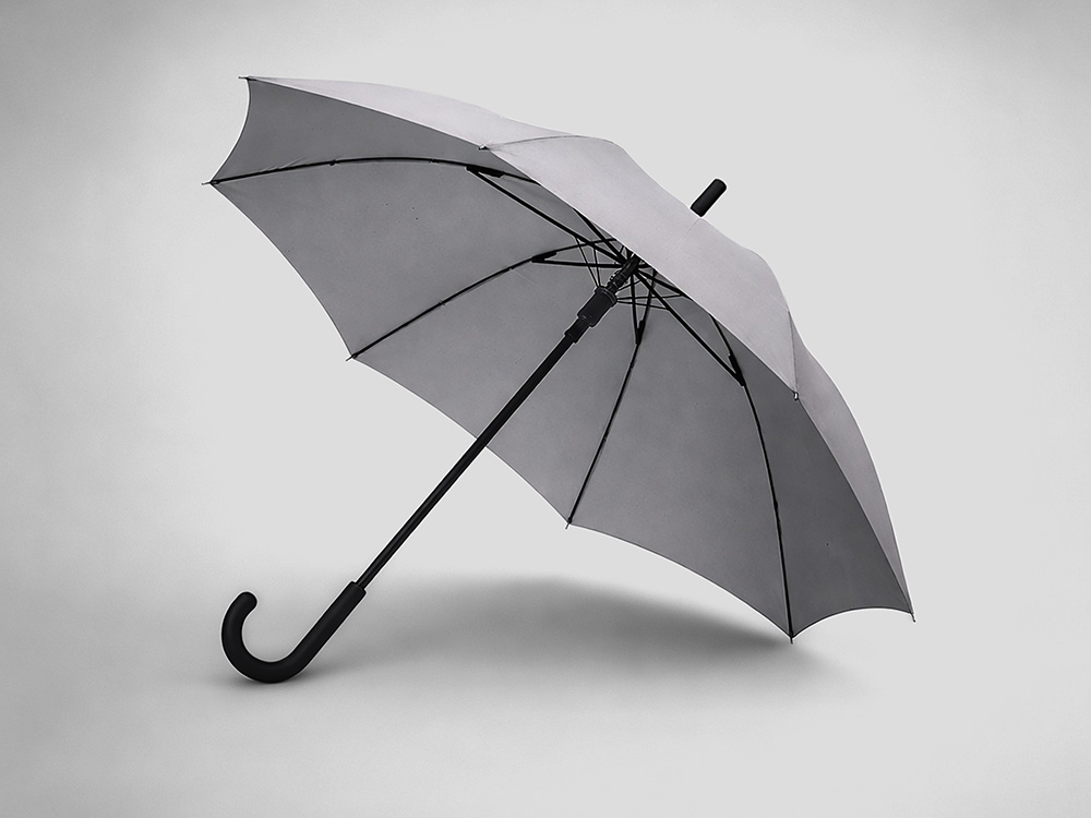 Зонт-трость полуавтомат Wetty с проявляющимся рисунком с логотипом  | Print Logo